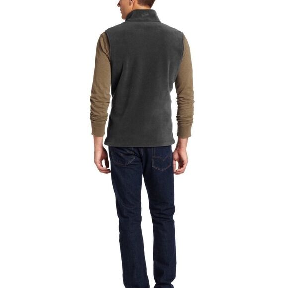 Woolrich Andres II Fleece Vest - Charcoal Grey A1 - Picture 3 of 7